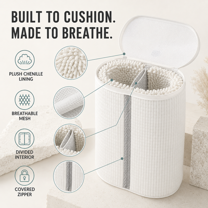 Chenille Shoe Washing Bag